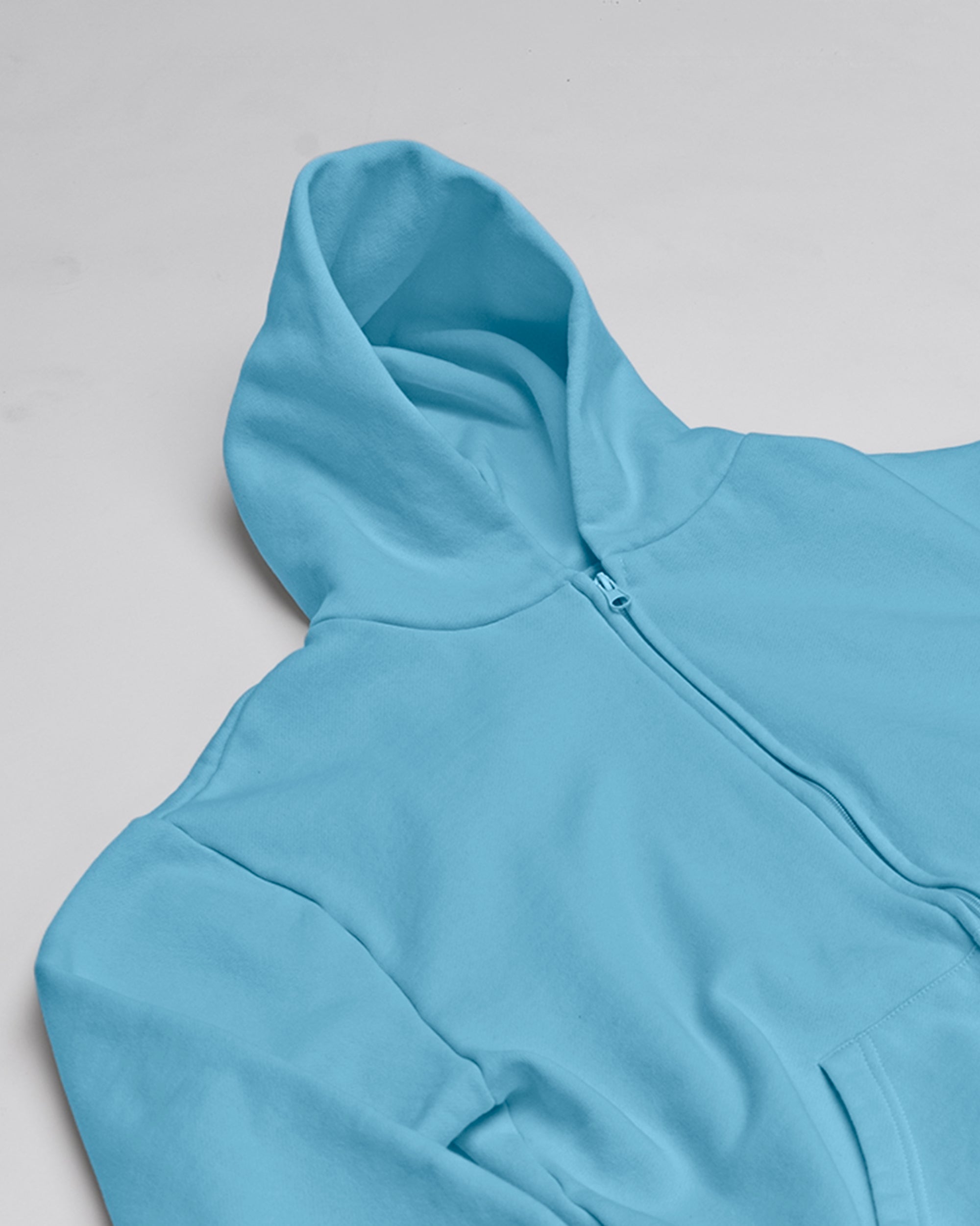 Zip Up Light Blue
