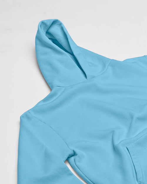 Blue hoodie