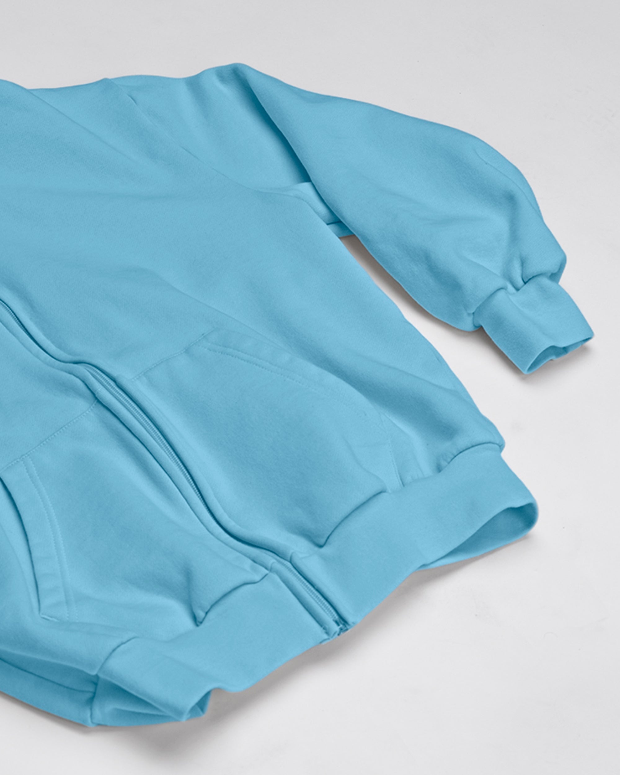 Zip Up Light Blue