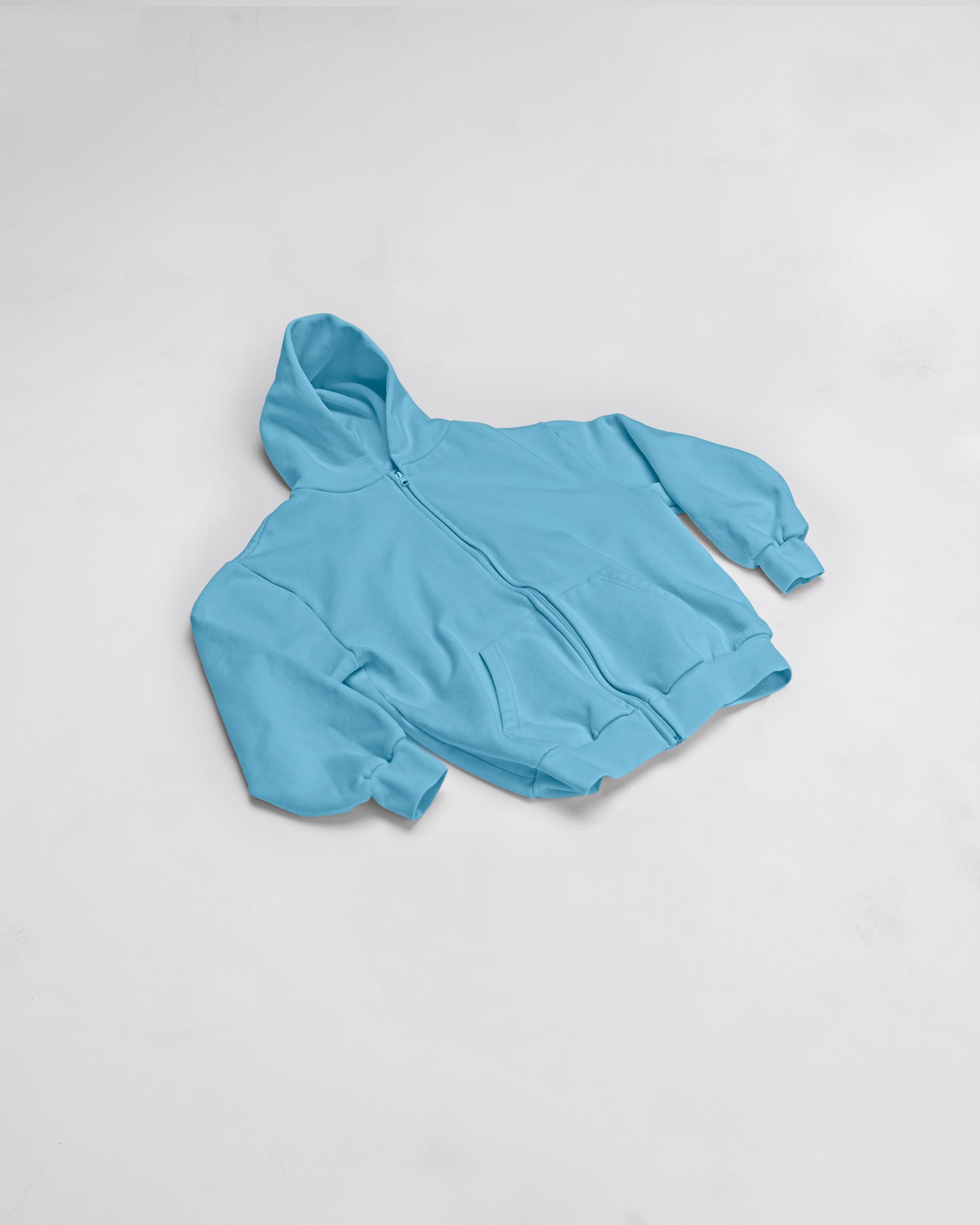 Zip Up Light Blue
