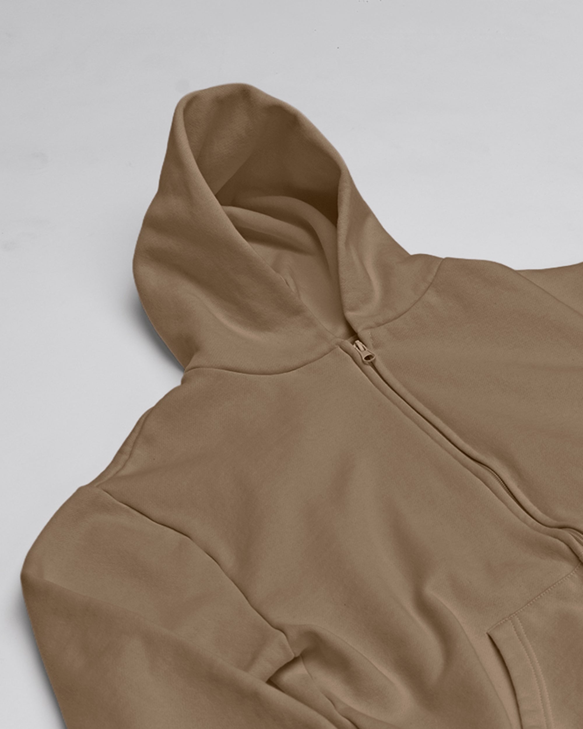 Zip Up Light Brown