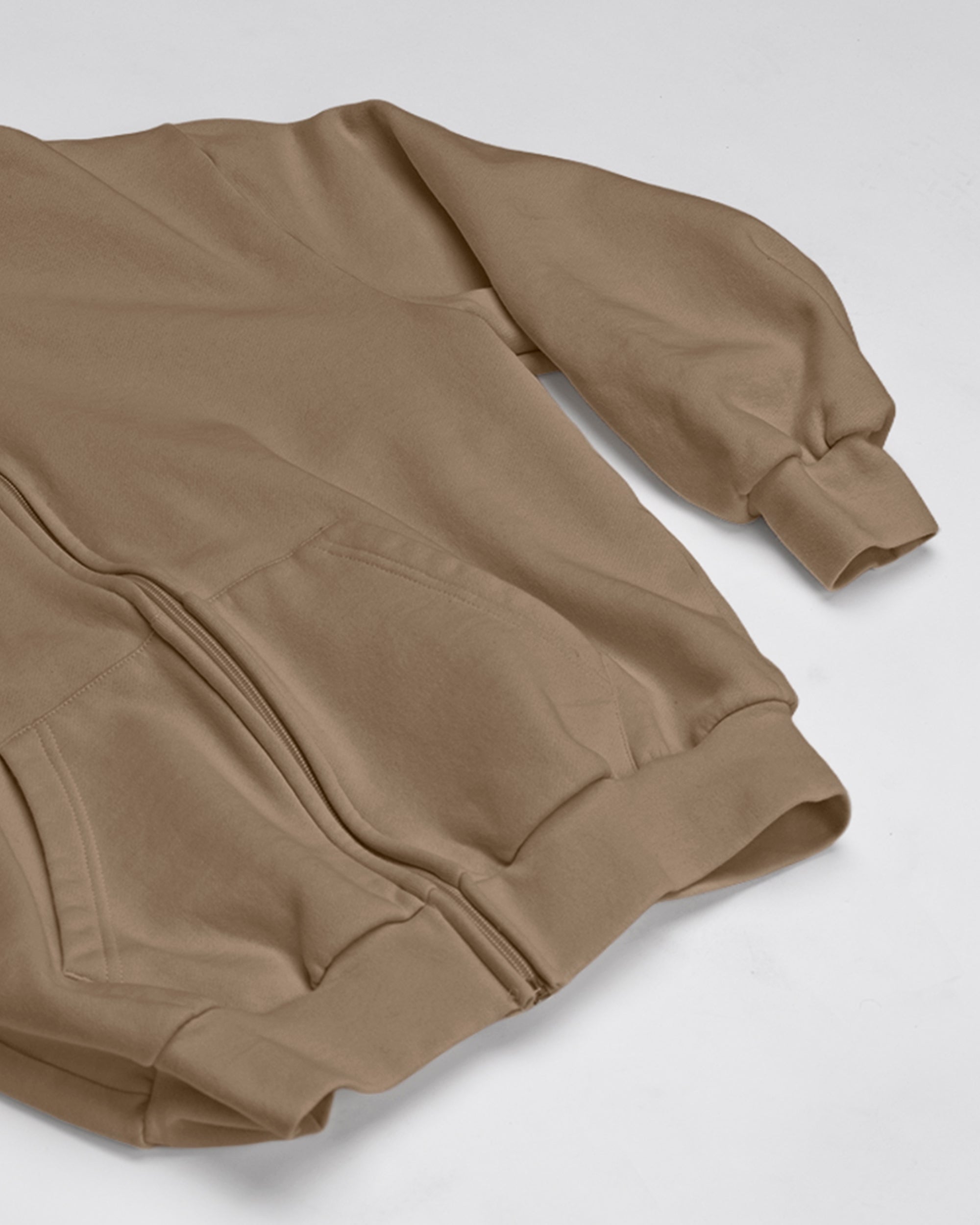 Zip Up Light Brown