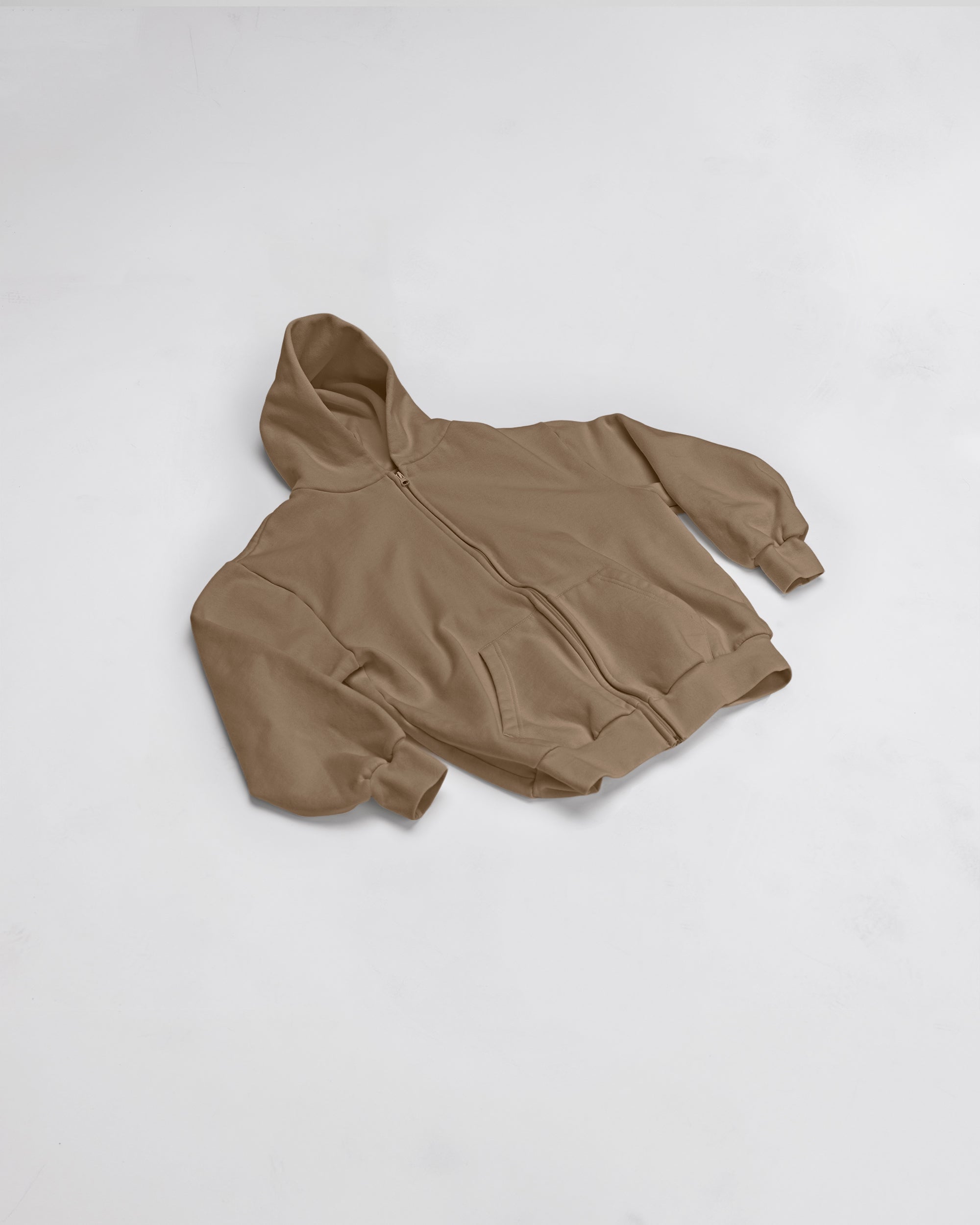 Zip Up Light Brown