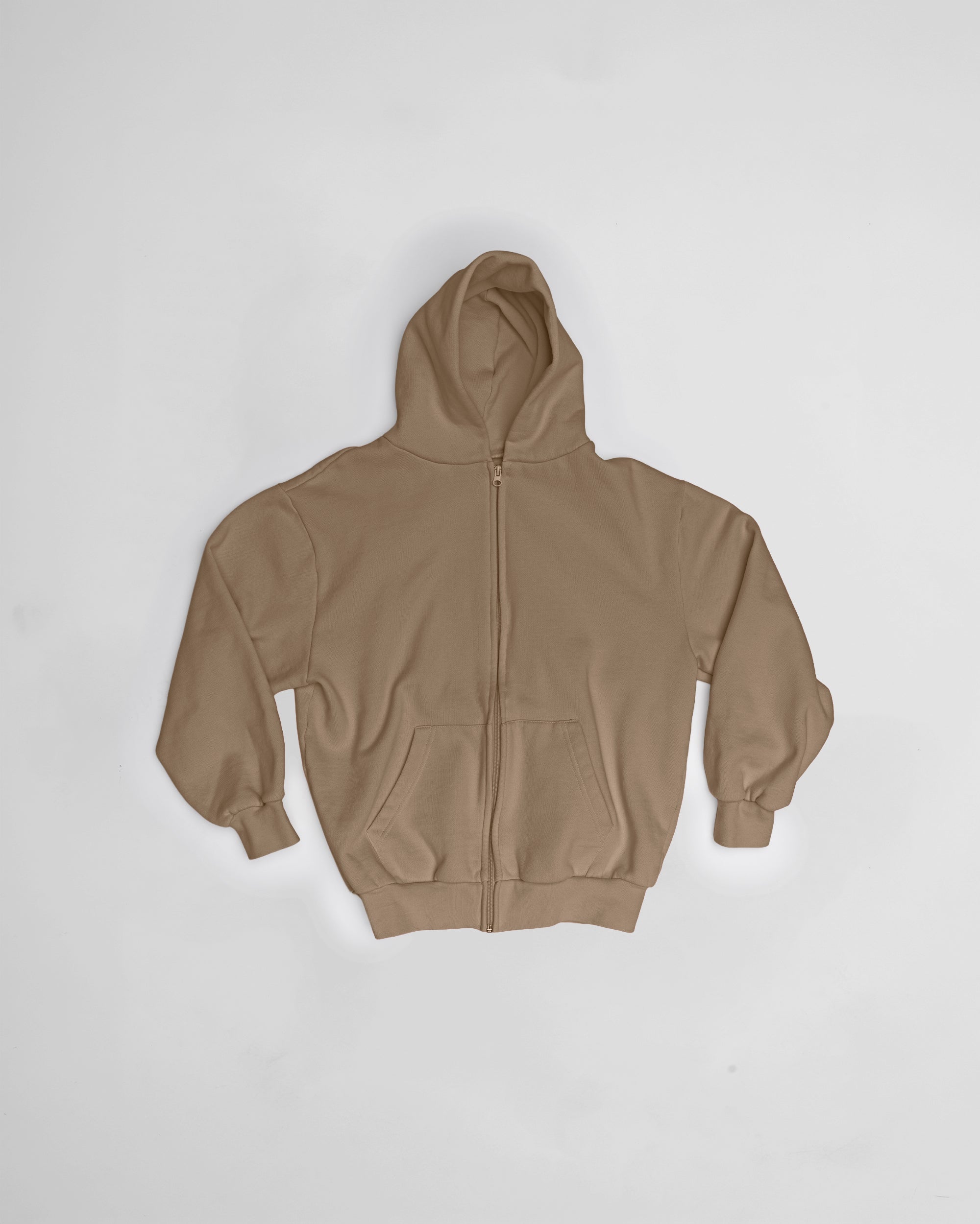 Zip Up Light Brown