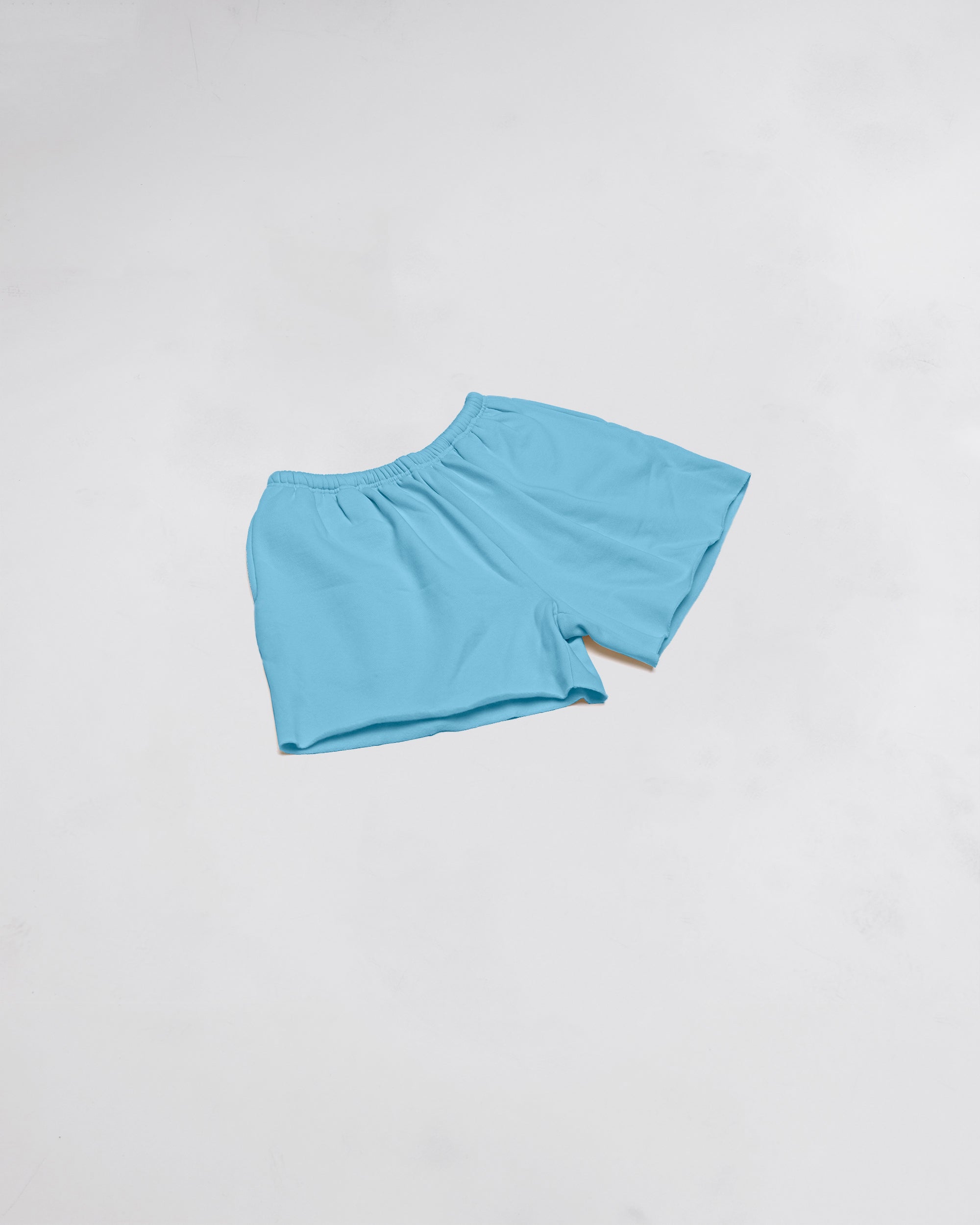 Cropped Shorts Light Blue