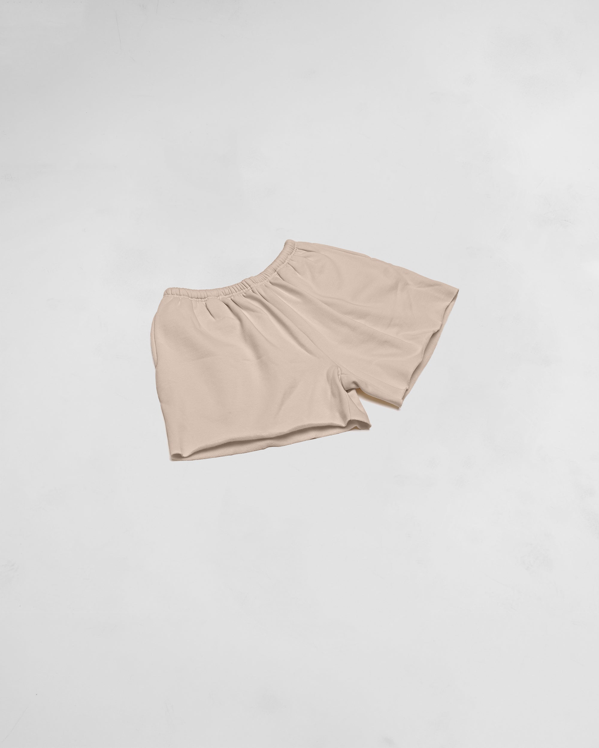 Cropped Shorts Tan