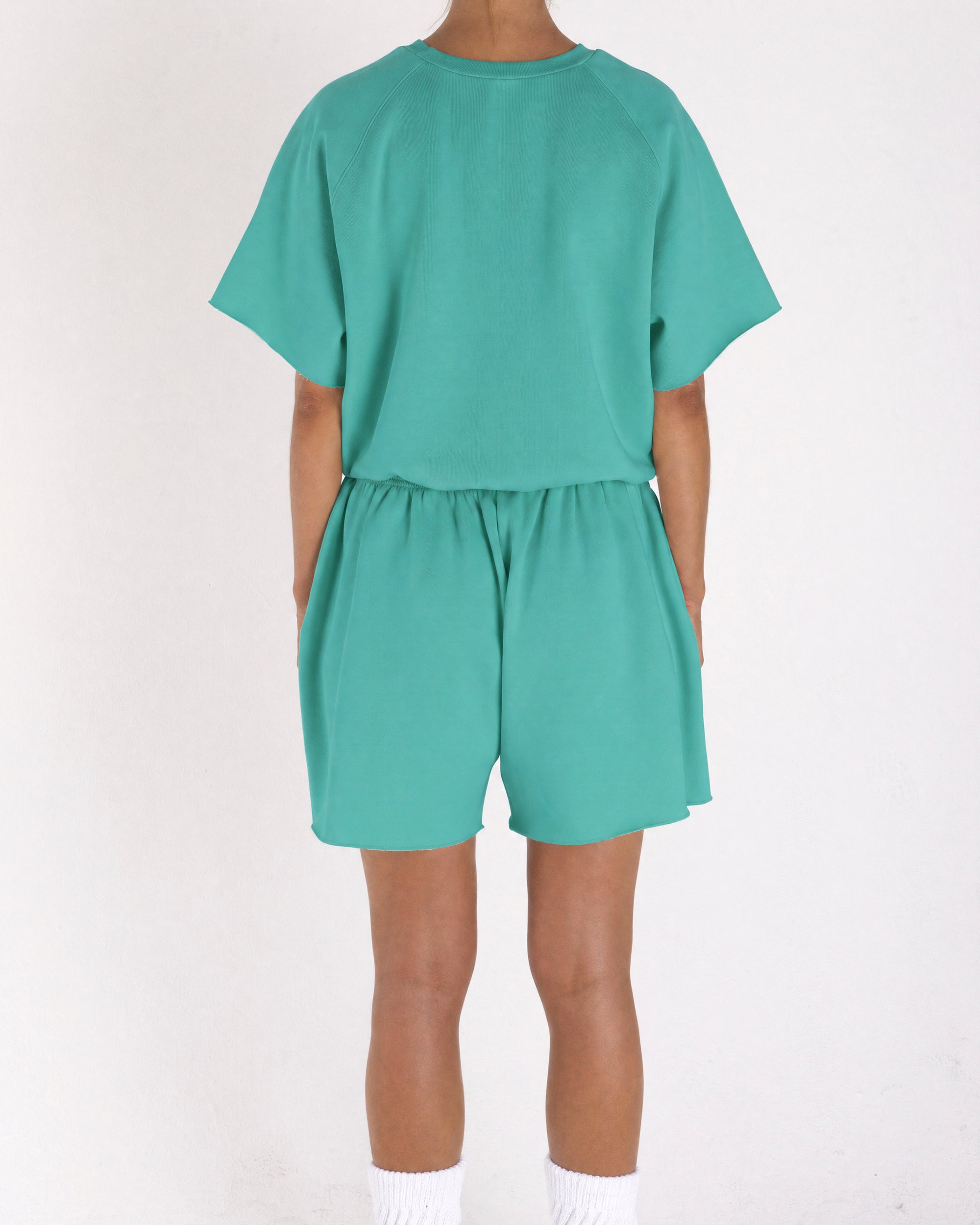 Cropped Shorts Green