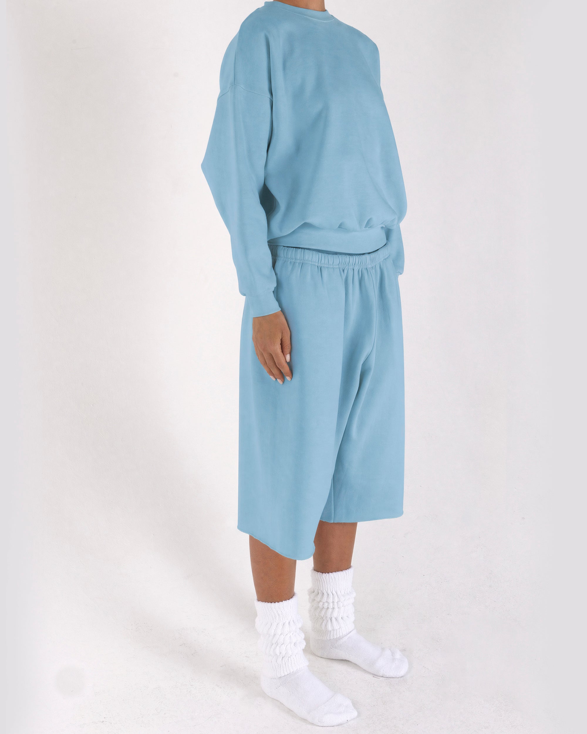 3/4 Shorts Light Blue