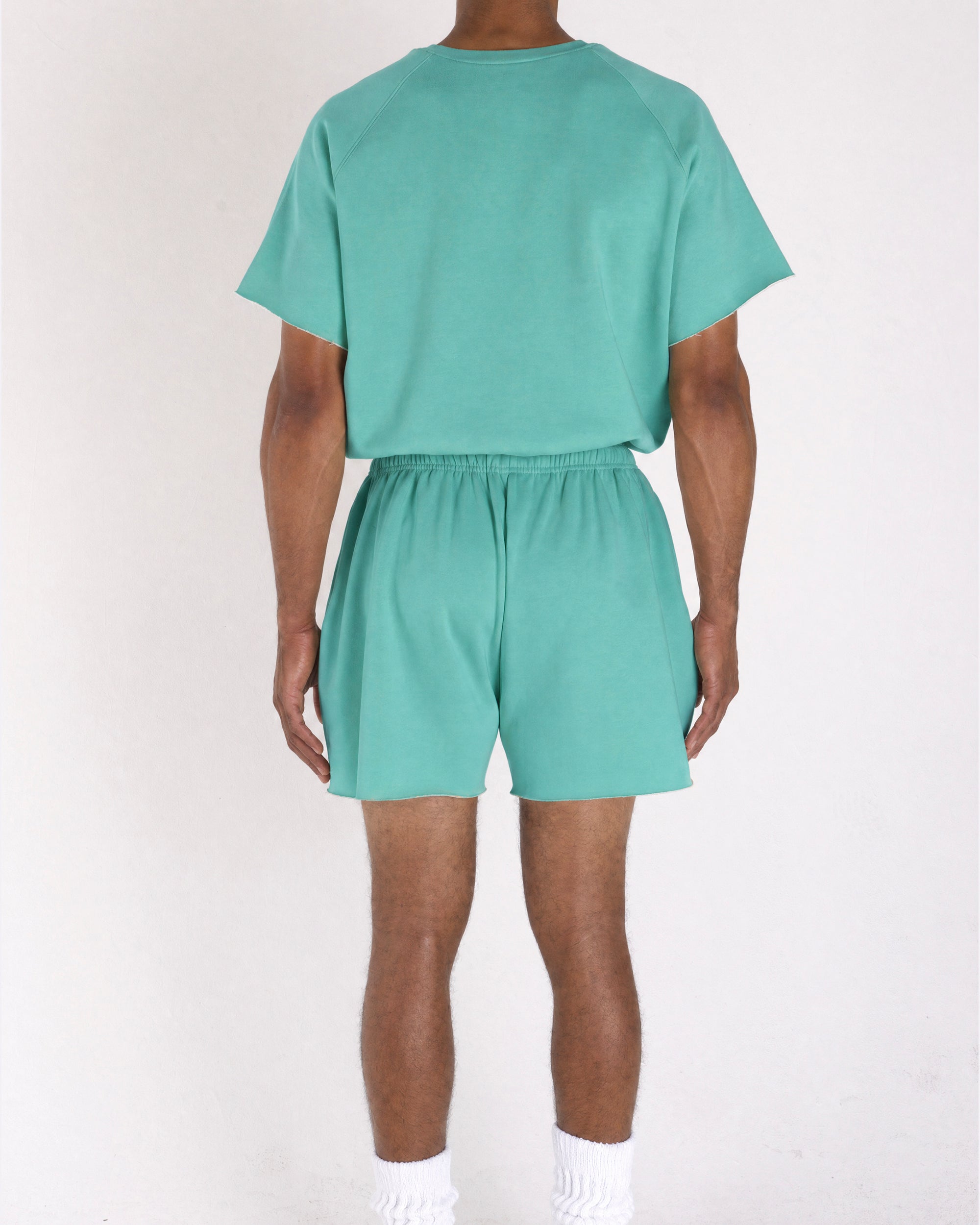 Cropped Shorts Green