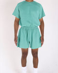 Cropped Shorts Green