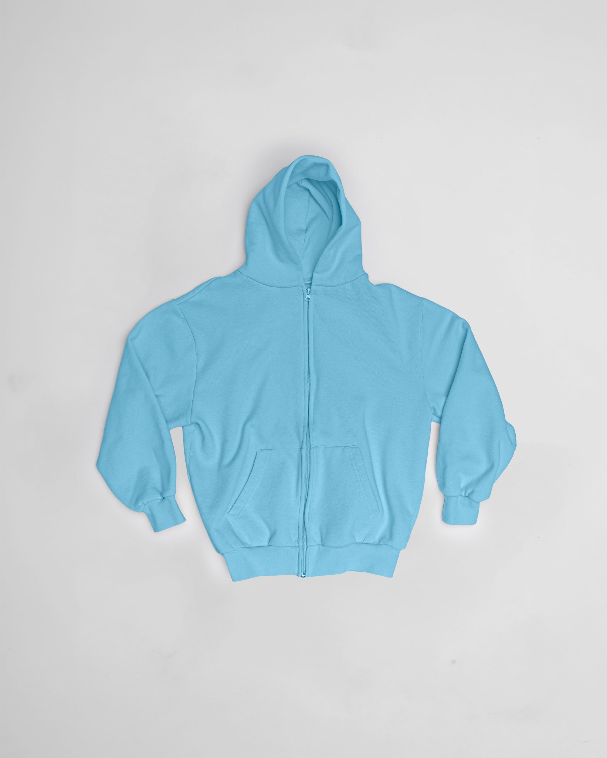 Zip Up Light Blue