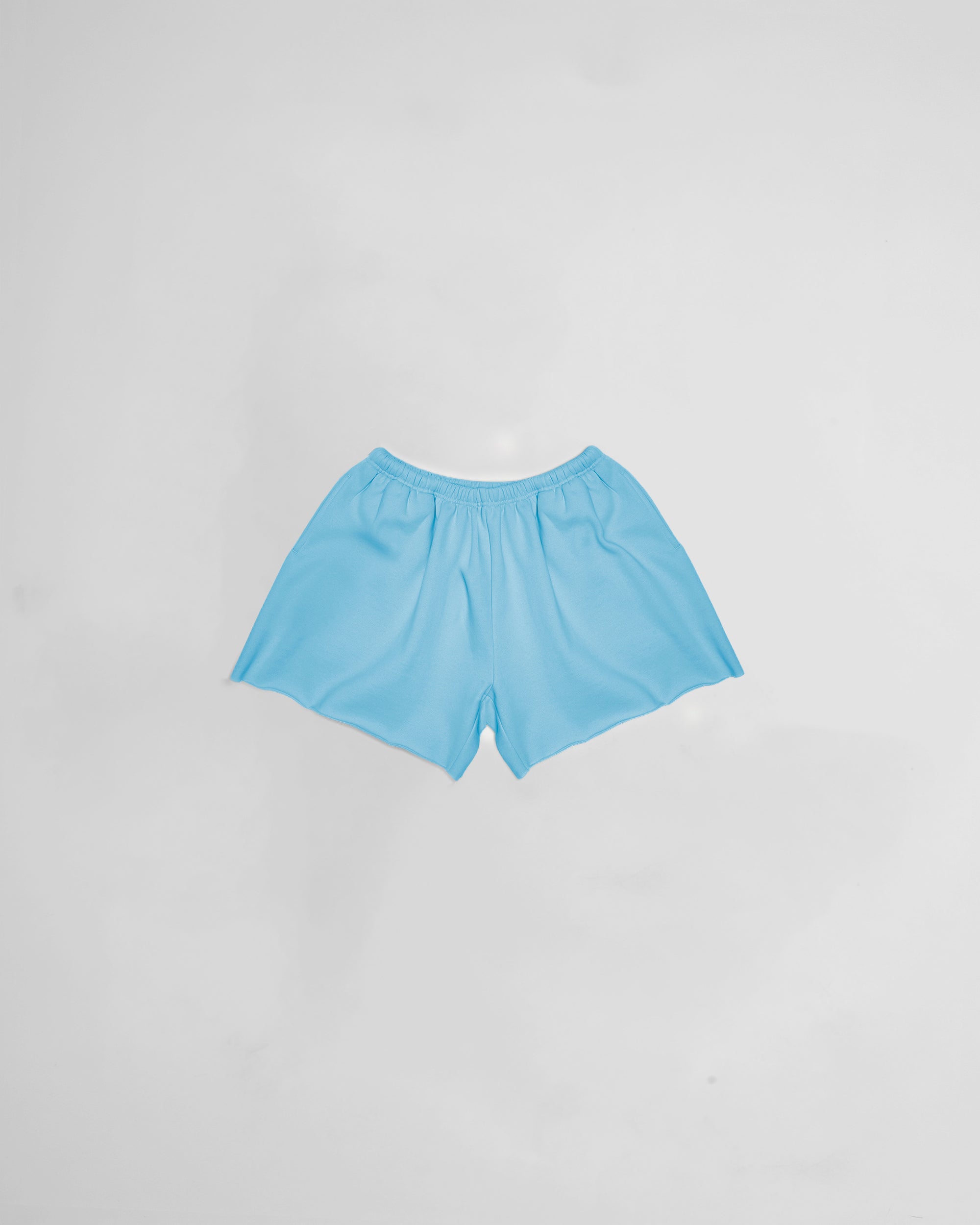 Cropped Shorts Light Blue