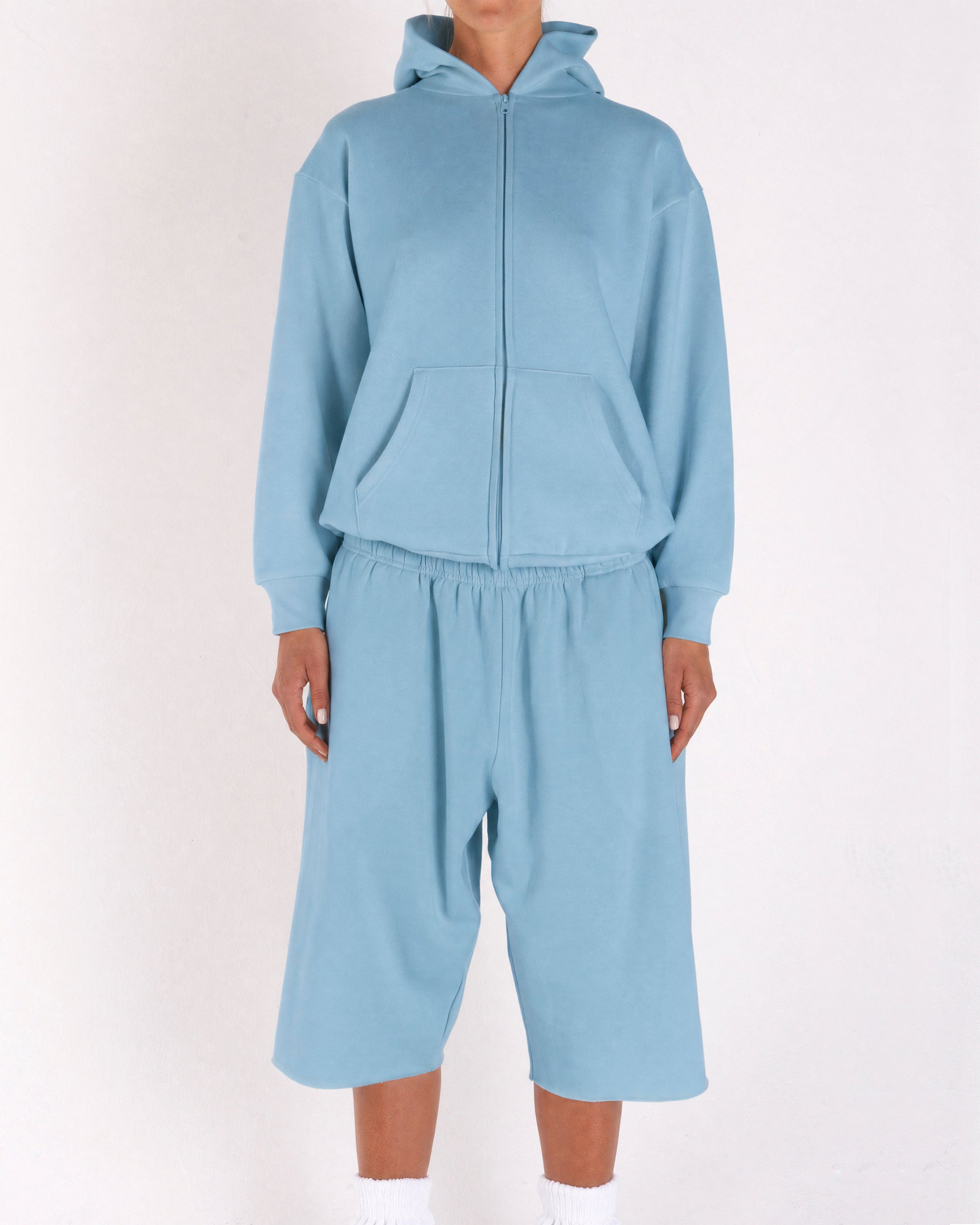 Zip Up Light Blue