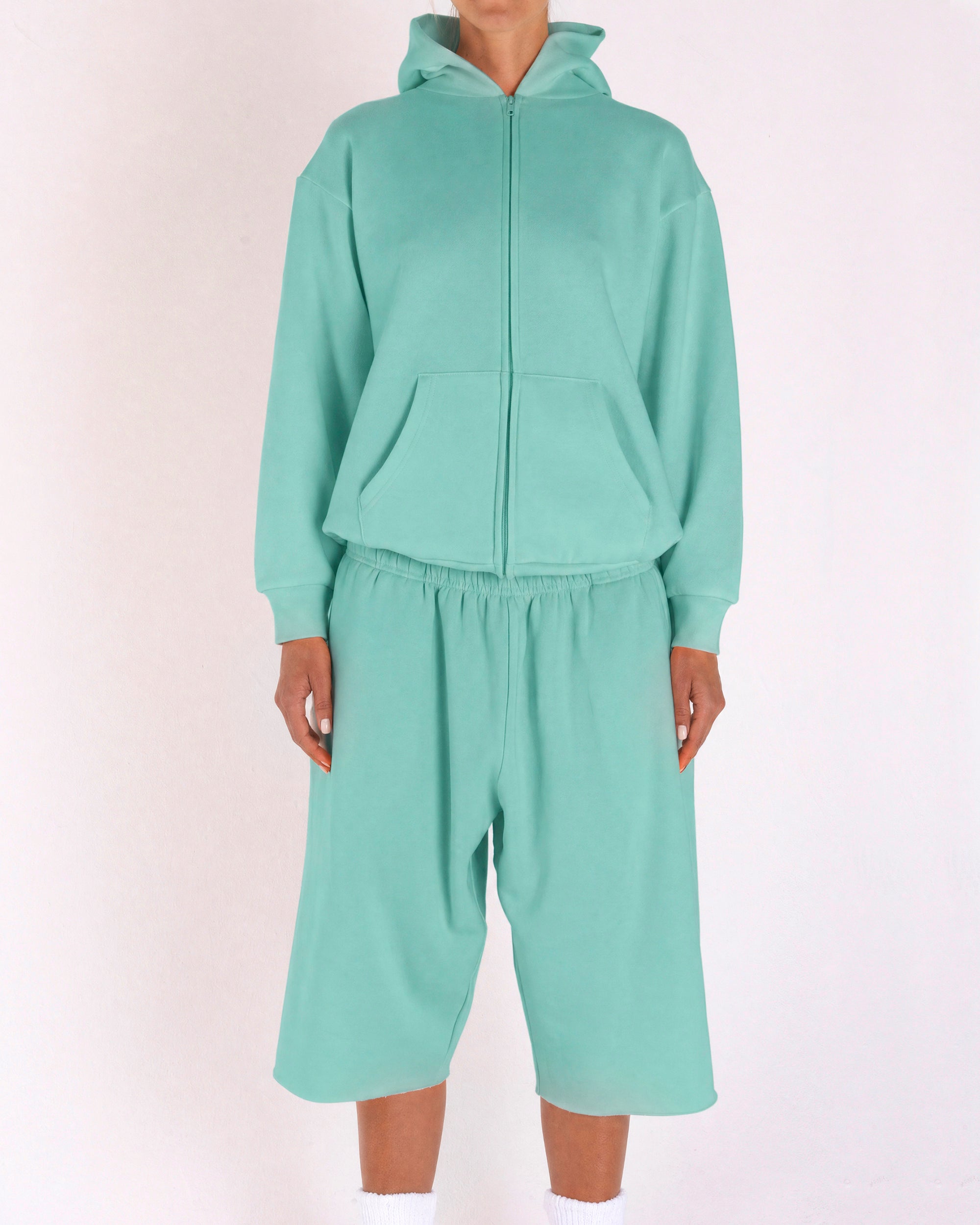 Zip Up Green