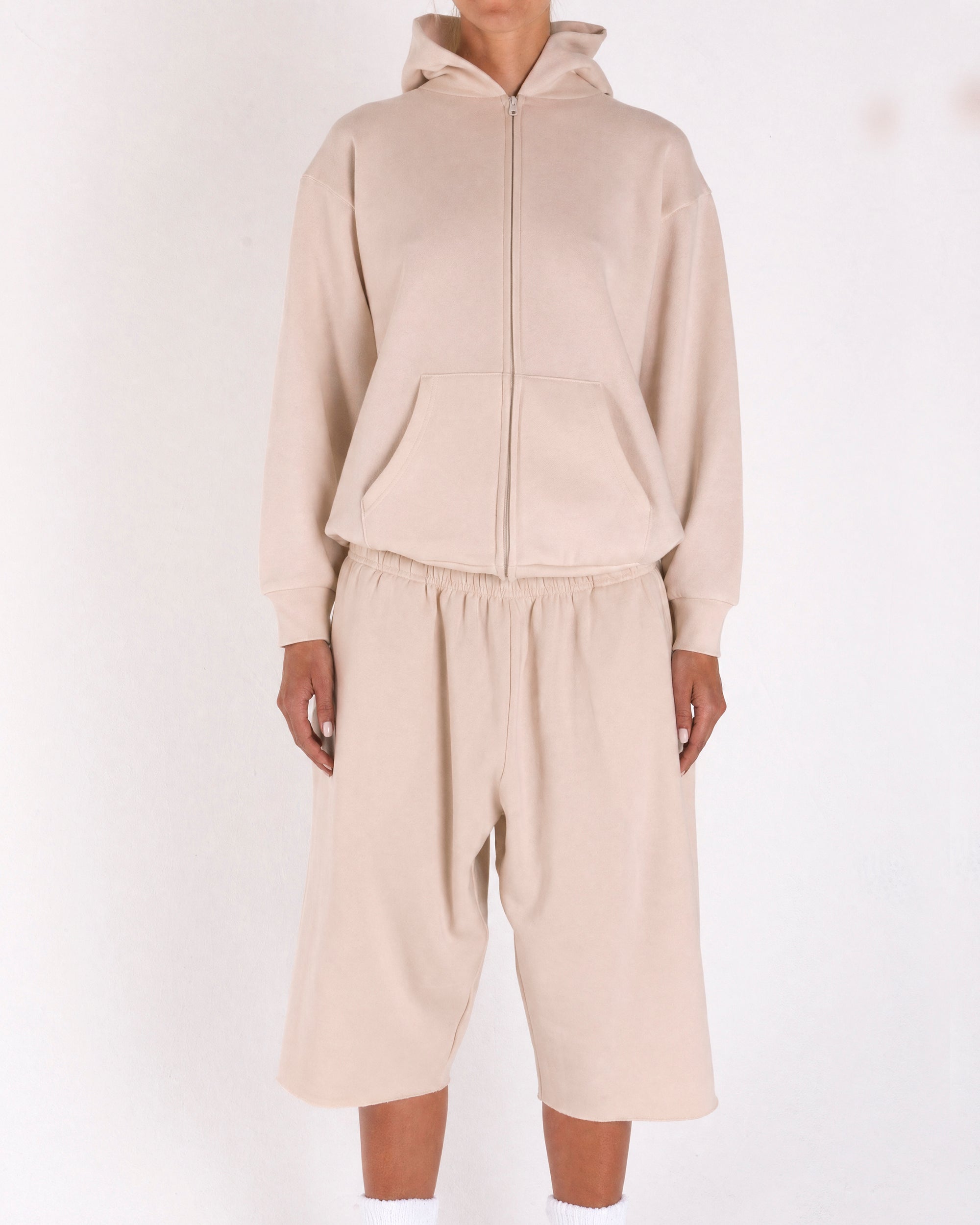 Zip Up Tan