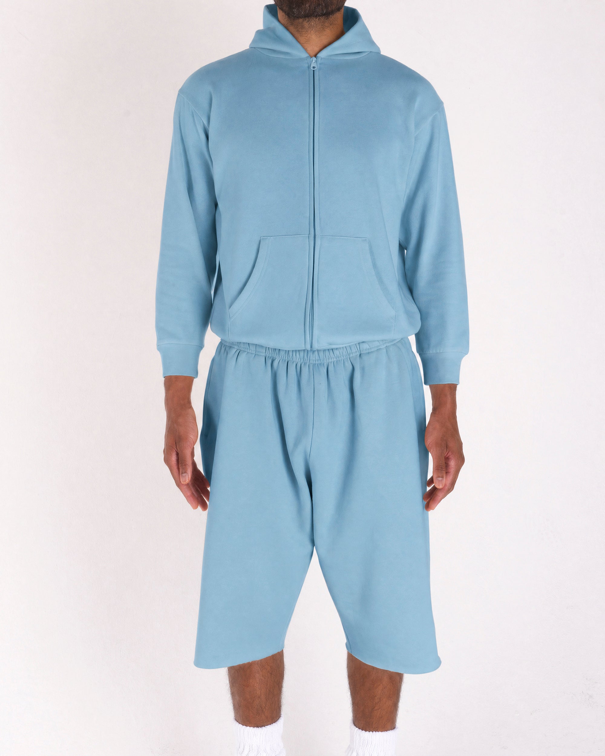 Zip Up Light Blue