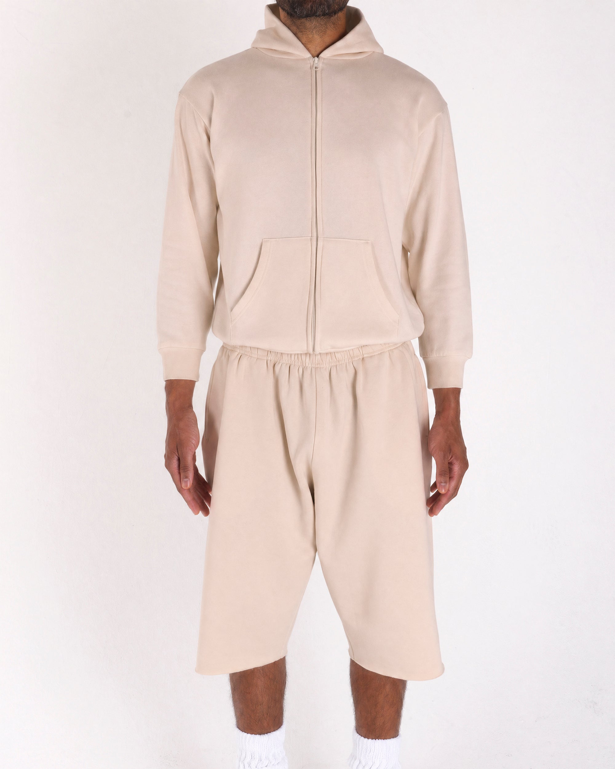 Zip Up Tan