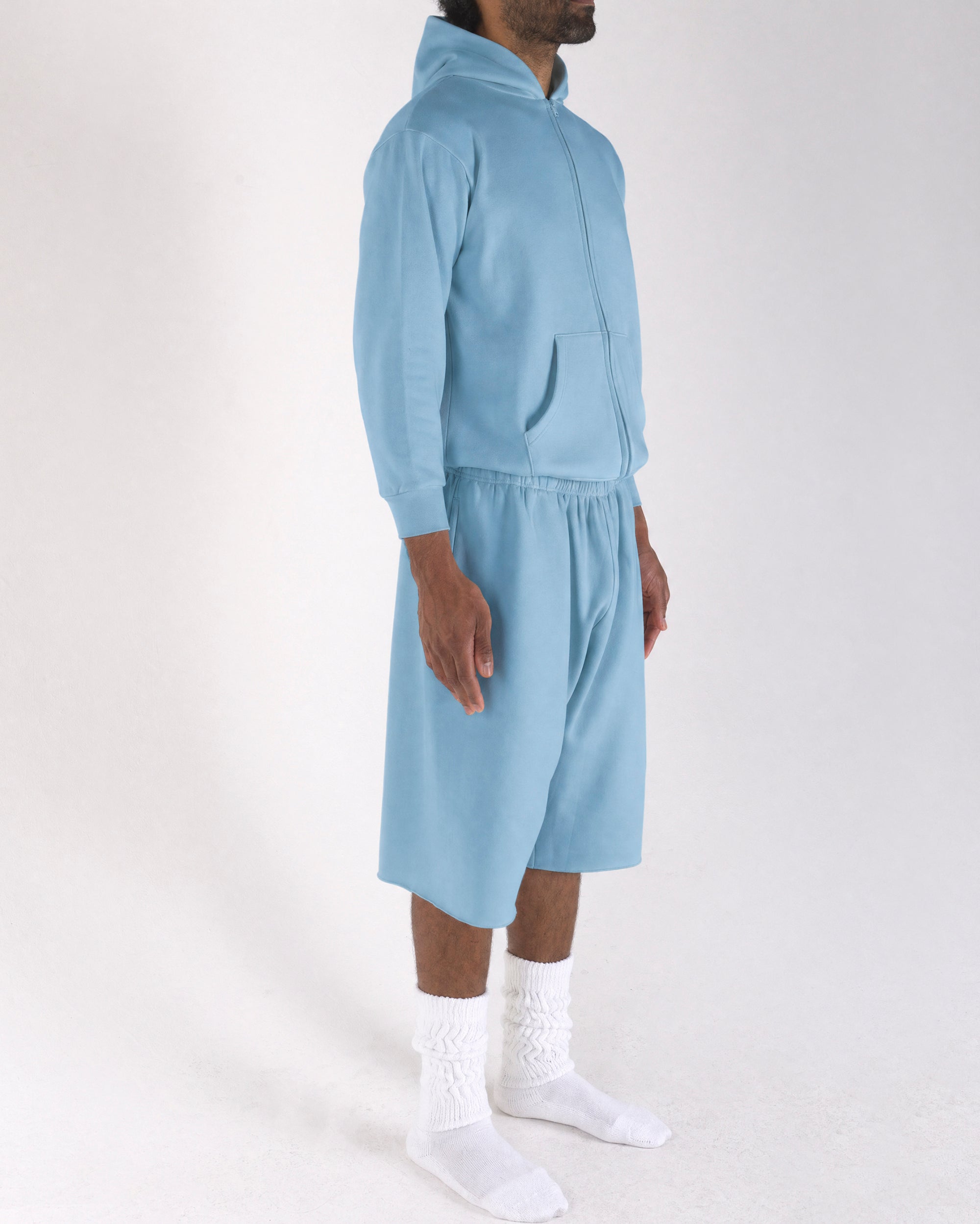 3/4 Shorts Light Blue