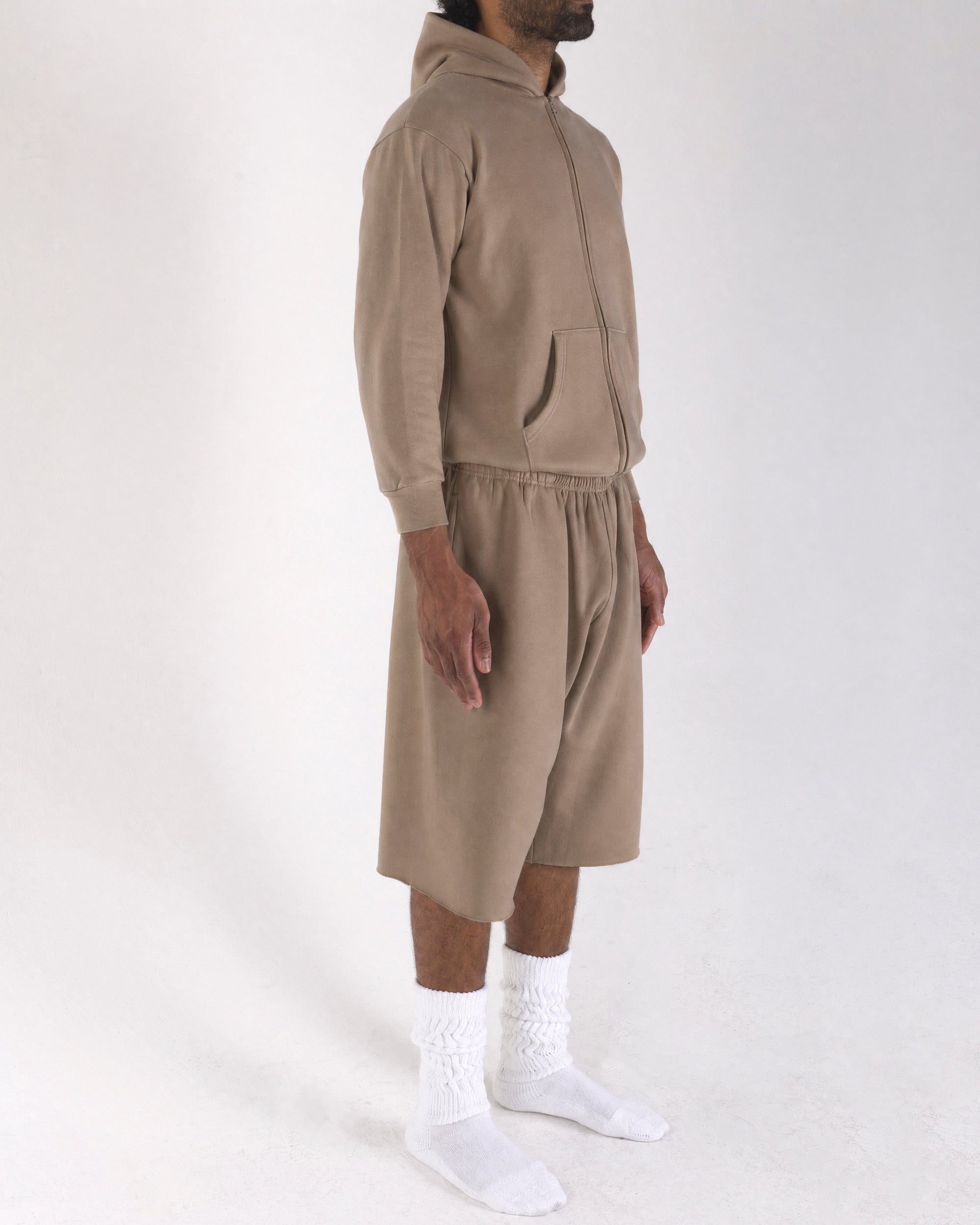 3/4 Shorts Light Brown